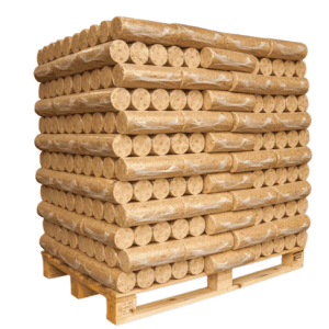 Tages-Holzbriketts – Palette mit 104 Paketen (9,65 kg)