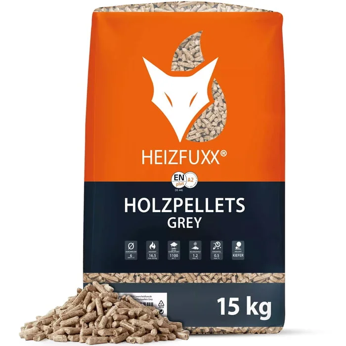 GREY 6 mm Holzpellets