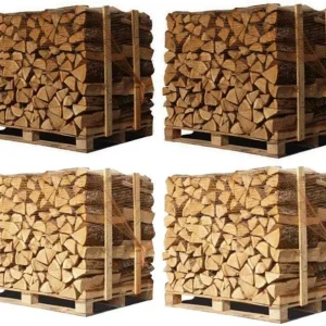 Mix – 4 Paletten à 33-cm Scheite (6 Ster / 4,8 m³)