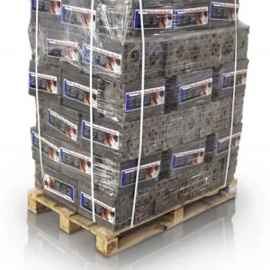 Hartholzbriketts 8-eckig mit Loch 960 kg
