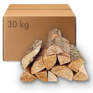 Mischholz-Brennholz – 30 kg – ca. 28–33 cm – max. 25 % Holzfeuchte