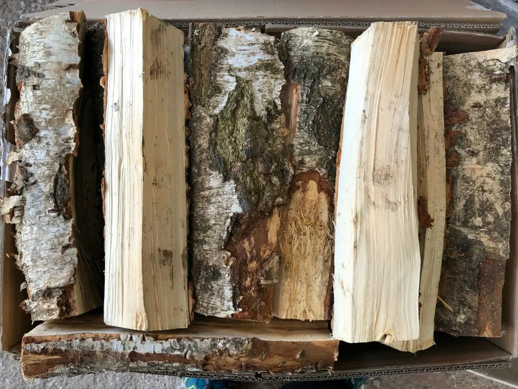 Birken-Brennholz – 25 cm – 60 kg