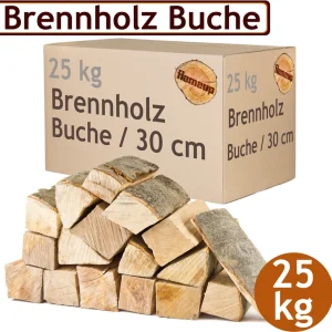 Buchen-Brennholz – 30 cm – 25 kg