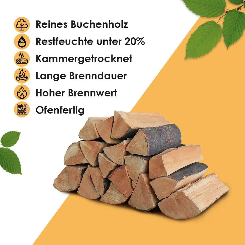 Brennholz Buche,, Scheitlänge ca. 25