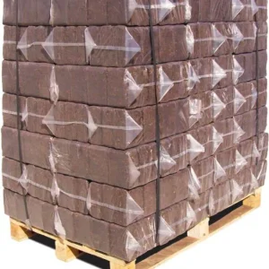 RUF Rindenbriketts – 1000 kg Palette (84 × 12 kg)