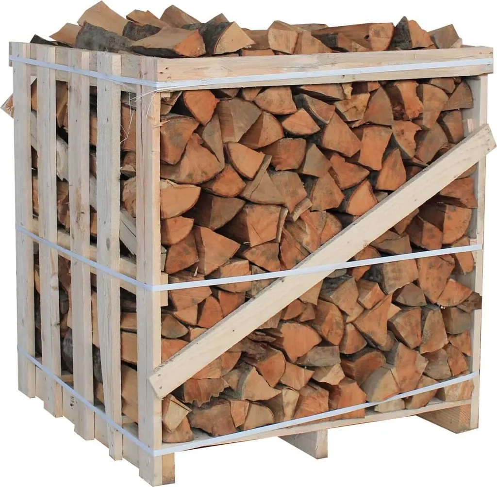 JSM Buchen-Brennholz – 1 RM / 1,6 SRM – 25 cm – Palette