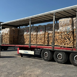 Birken-Brennholz – volle LKW-Ladung 48 RM – 25 cm – H1 G1