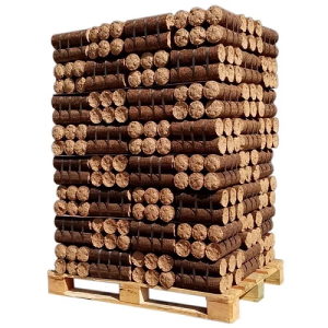 Speziell verdichtetes Holz für den Nachteinsatz – 960 kg Palette