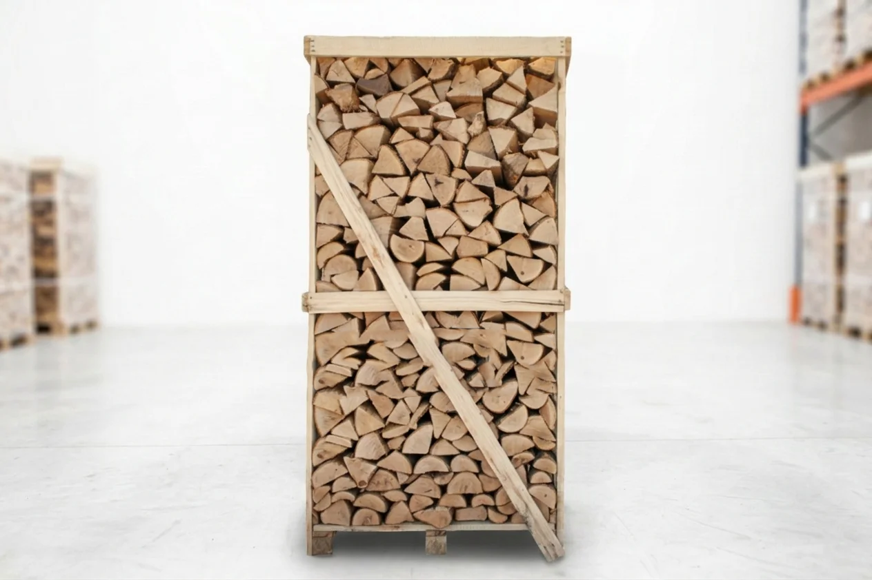 Esche-Brennholz – Palette – 25 cm – 2 RM