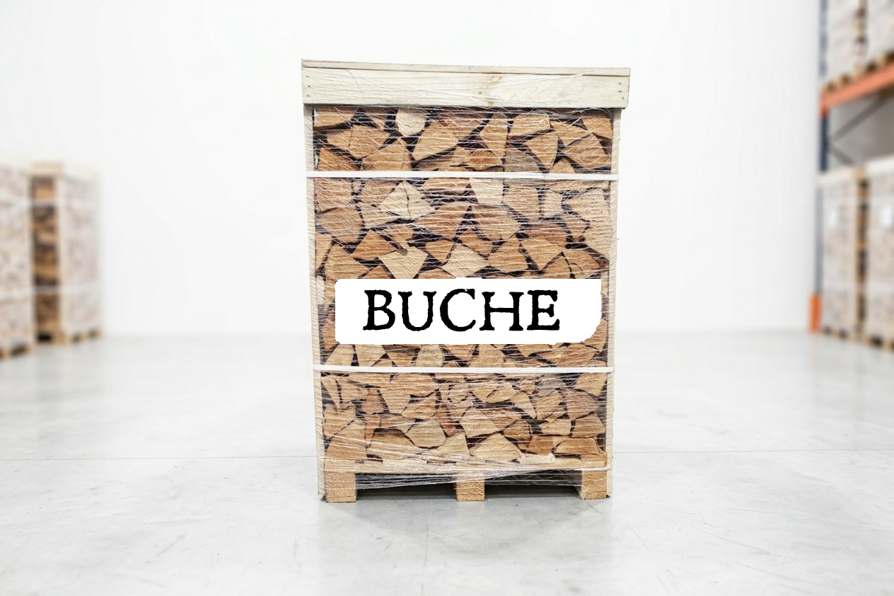 Buche-Brennholz – Palette – 30/33 cm – 1 RM