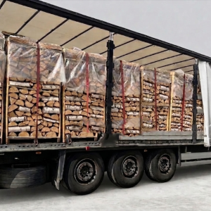 Birke-Brennholz – LKW-Ladung – 30/33 cm – 1,8 RM Paletten